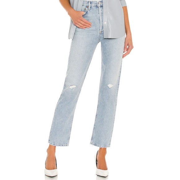 Agolde Denim - 90s Pinch Waist High Rise Straight - Flashback